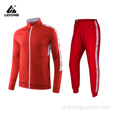 Groothandel sublimatie sweatsuit jogging pakken heren tracksuit